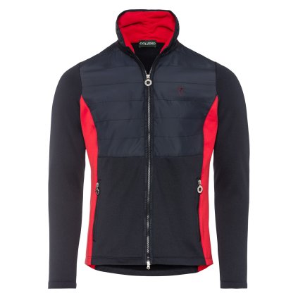 Golfino Dámská Golfová Bunda Classic Tricolore Jacket, Tmavě Modrá