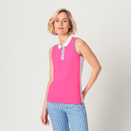 Golfino Surfing California Sleeveless Dámský Golfový Top , Růžový