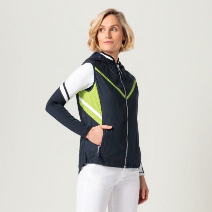 Golfino Drive Micro Gilet Golfová Dámská Vesta , Tmavě Modrá