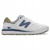 New Balance 574 Greens Pánské Golfové Boty, Bíle/Tmavě Modré