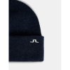 J.Lindeberg Pánská Golfová Čepice Kadie Alpaca mix Beanie, Tmavě modrá