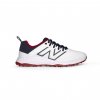 New Balance Fresh Foam Contend v2 Pánské Golfové Boty, Bíle/Tmavě Modré