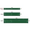 PuttOUT Slim Putting Mat - Green - 240cm x 25cm