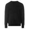 Golfino Pánský Golfový Svetr The Firenze Round Neckline Sweater, Černý