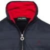 Golfino Dámská Golfová Bunda Classic Tricolore Jacket, Tmavě Modrá