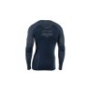 Ironic Sport Pánské Funkční Triko s Dlouhým Rukávem s Merino Vlnou, Modré