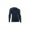Ironic Sport Pánské Funkční Triko s Dlouhým Rukávem s Merino Vlnou, Modré
