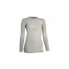 Ironic Sport Dámské Funkční Triko s Dlouhým Rukávem s Merino Vlnou, Světle Šedý