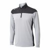 BACKTEE Mens Zipneck Baselayer, Slate