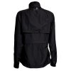 BACKTEE Ladies Packable Z/O Windjacket, Black