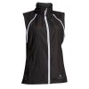 BACKTEE Ladies Packable Z/O Windjacket, Black