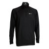 BACKTEE Mens Zipneck Baselayer, Black