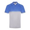 Benross Golf PRO SHELL X POLO Pánské Golfové Tričko, Šedo-Modré