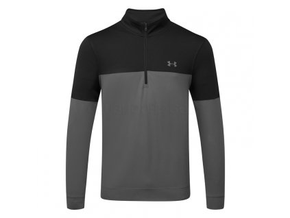 Under Armour SS23 Storm Midlayer HZ Sweater 1377398 012 SWUND194 S Pitch Grey Black Pitch Grey Front