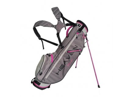 BIG MAX BAG STAND HEAVENSIX CHARCOAL/SILVER/FUCHSIA