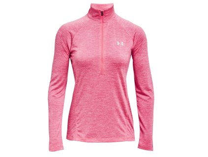 Under Armour triko Tech 1/2 ZIP Twist losos