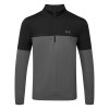 Under Armour SS23 Storm Midlayer HZ Sweater 1377398 012 SWUND194 S Pitch Grey Black Pitch Grey Front