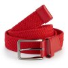 Ping Stretch Webbing Belt Poppy
