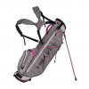 BIG MAX BAG STAND HEAVENSIX CHARCOAL/SILVER/FUCHSIA