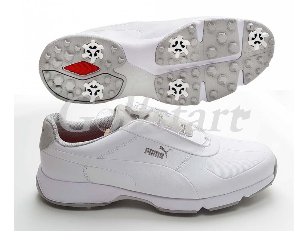 Puma Ignite Drive DISC pánské golfové boty bílé
