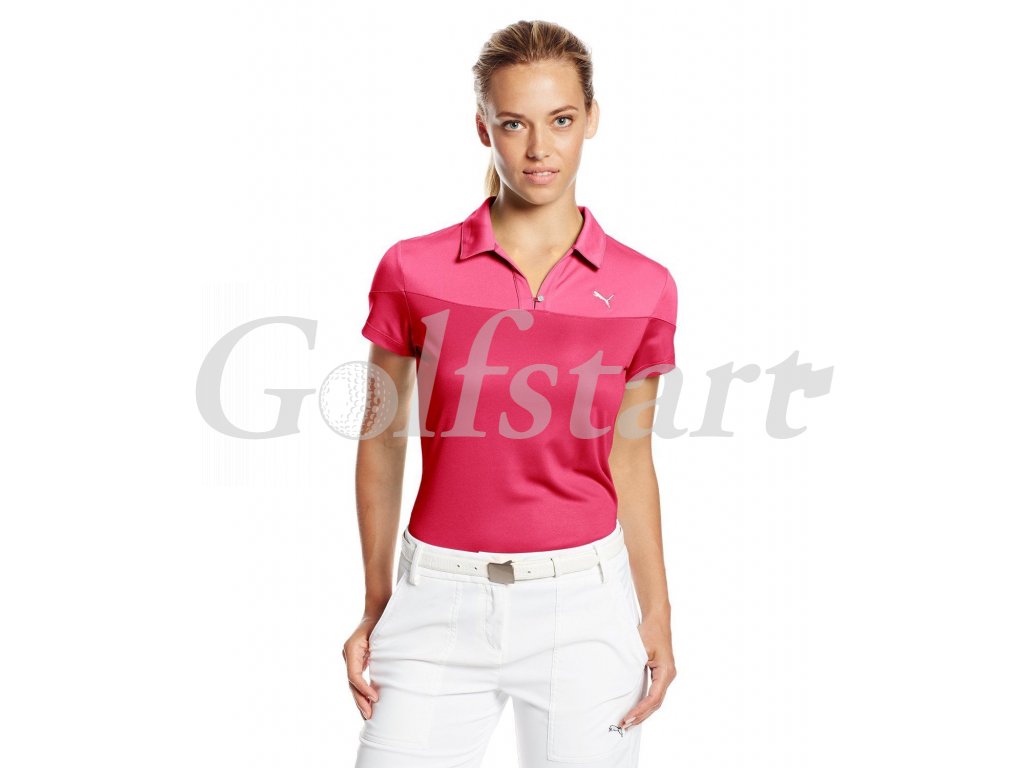 Puma dámské golfové tričko růžové