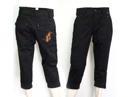 BackTee dámské fashion capri černé