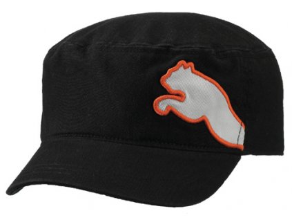 Puma Military golfová čepice černá - bílá puma