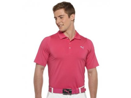 Puma pánské golfové tričko Duo-swing pink