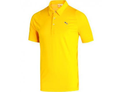 Puma pánské golfové tričko žluté