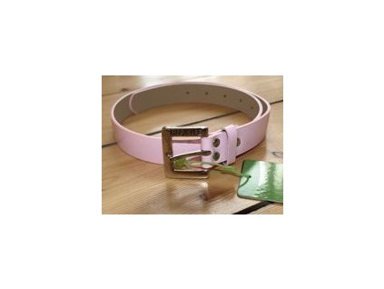 Dámský kožený pásek BackTee - pink