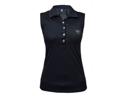 sleeveless polo blk1