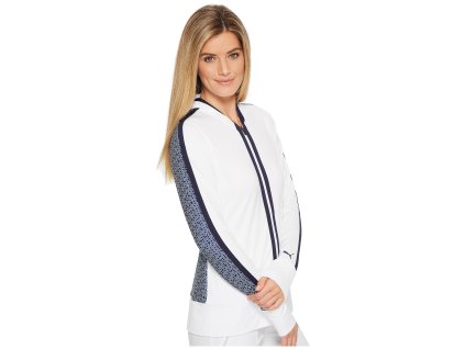 Puma Golf Hoodie dámská golfová bunda bílá