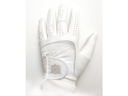 Dámská golfová rukavice Wilson Staff Grip plus bílá