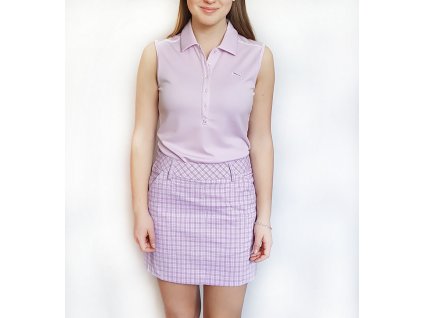 Puma sukne triko fialova1Puma Plaid Skirt dámská golfová sukně levandulová kostička