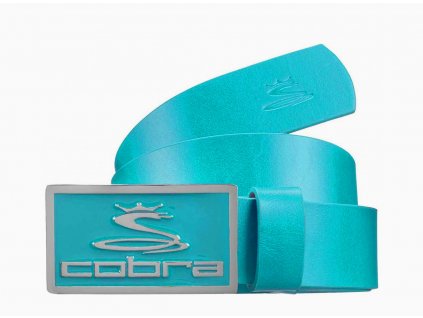 Cobra Enamel Fitted pánský kožený golfový pásek modrý