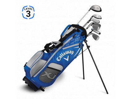 Callaway XJ Junior level 3 - juniorský golfový set modrý RH