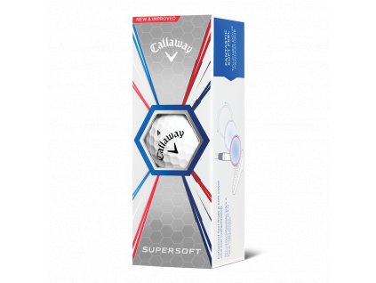 Callaway Supersoft golfové míče bílé 3 ks