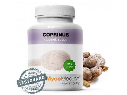 Coprinus v optimální koncentraci 90 x 500mg