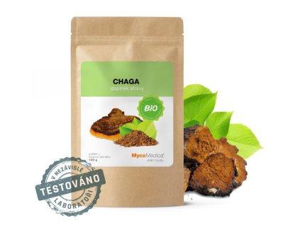 Chaga prášek BIO - rezavec šikmý 100g