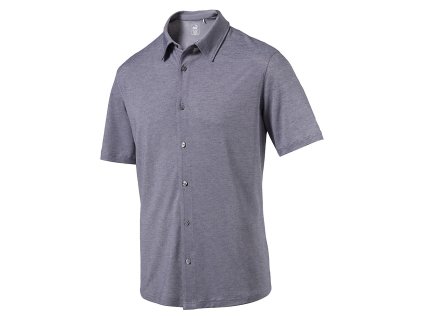 vyr dl 407 1 2865 2 puma knit panska golfova polokosile tmavomodra