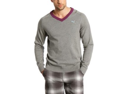 vyr dl 433 1 1494 1 puma pansky golfovy svetr v neck sedy