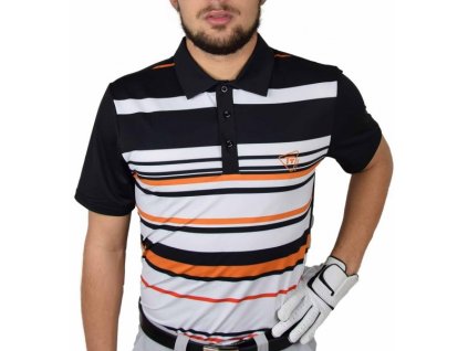 vyr dl 565 1 3351 1 tony trevis panske golfove tricko s pruhy cerno oranzove