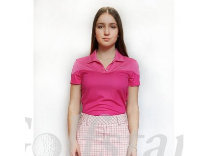 Puma dámské golfové tričko růžové