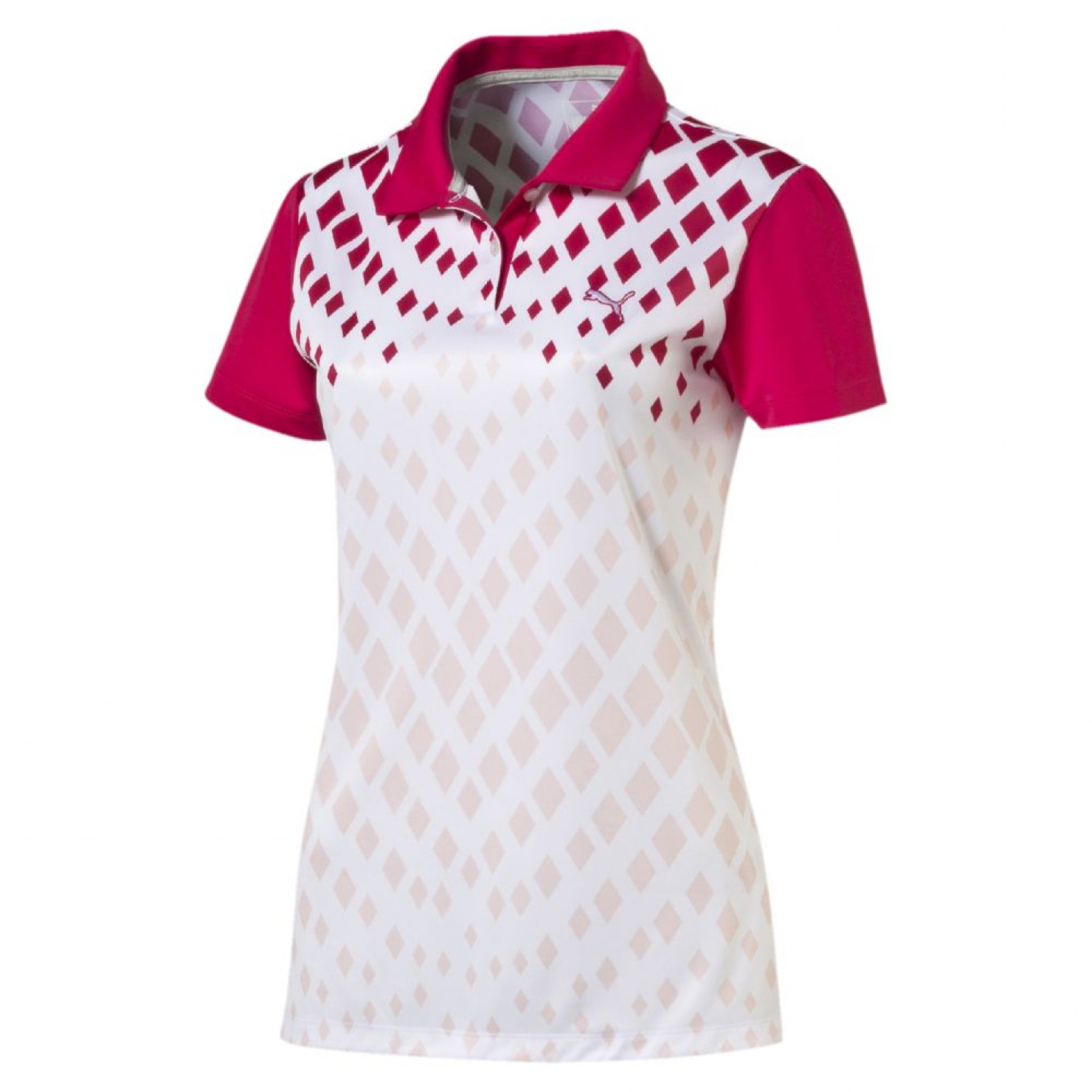 Puma juniorské golfové tričko Diamond Print 164