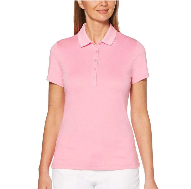 Callaway dívčí golfové tričko Micro HEX Solid růžové XL