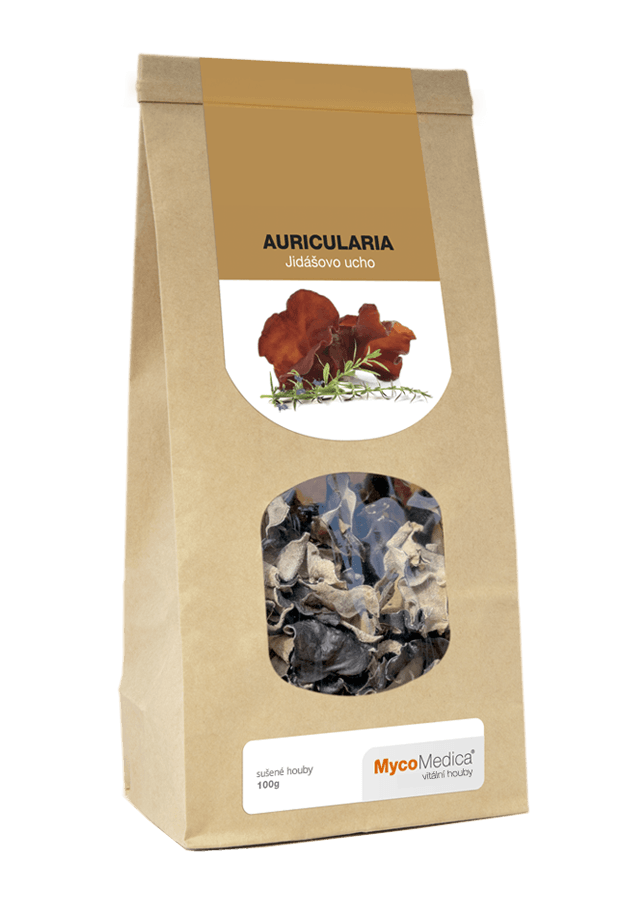 Auricularia - jidášovo ucho - sušená 100g