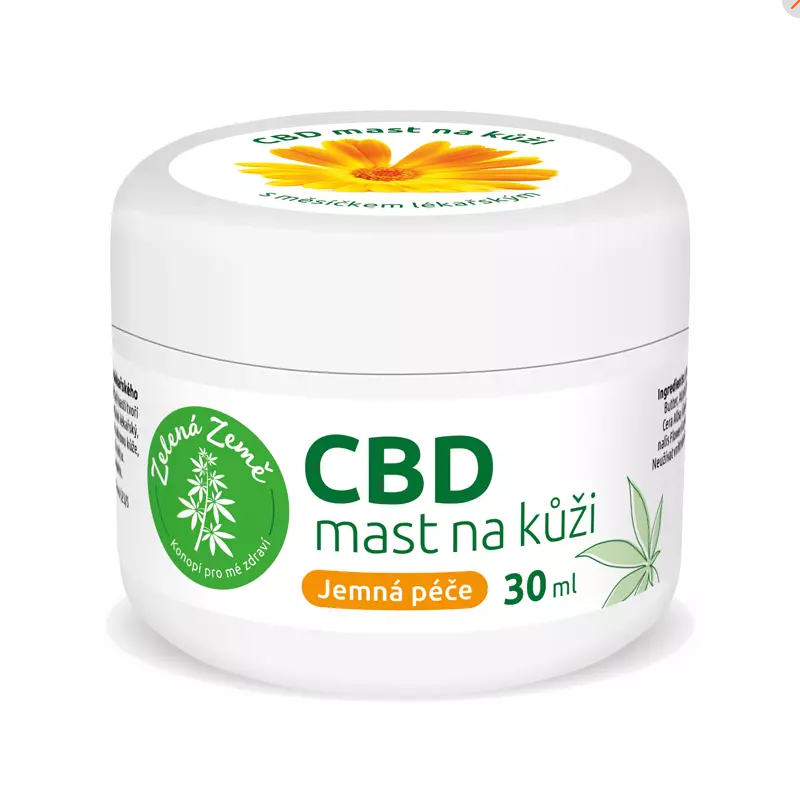 CBD mast na kůži s měsíčkem lékařským 30 ml