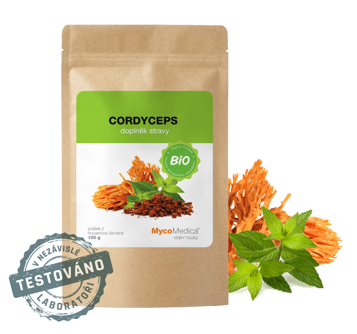 Cordyceps militaris BIO přášek 100g BIO