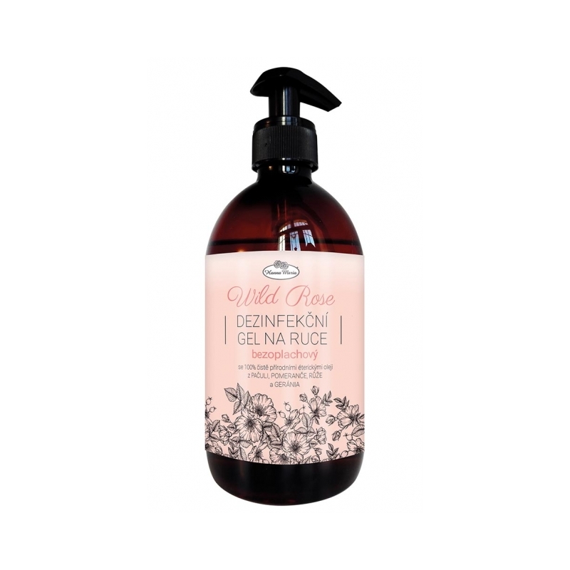 Dezinfekční gel na ruce wild rose 500ml