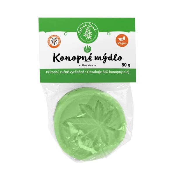 Konopné mýdlo s Aloe Vera 80g